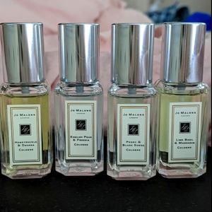 Jo Malone set of 4 perfumes 0.3oz each